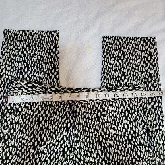 BANANA Republic Black Off-White Slim Fit Pants Size 2S Mint Condition - Picture 4 of 11